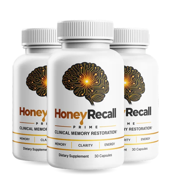 3 Bottles HoneyRecall Prime